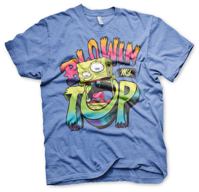 SpongeBob SquarePants - SpongeBob Blowin My Top Mens T-Shirt