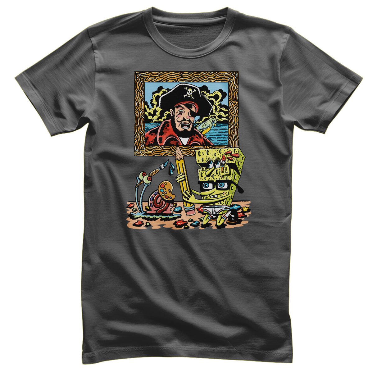 SpongeBob SquarePants - Patchy The Pirate Mens T-Shirt