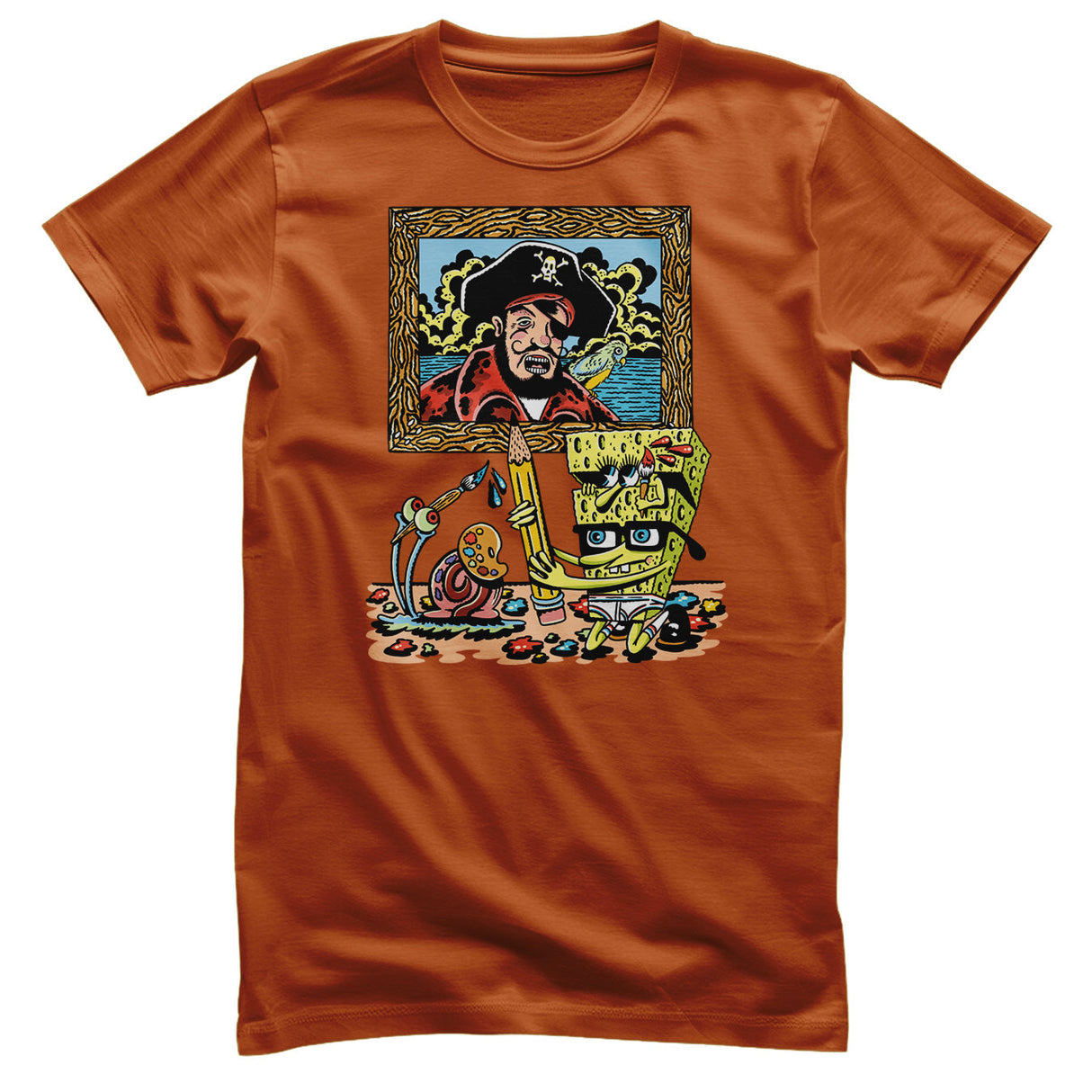 SpongeBob SquarePants - Patchy The Pirate Mens T-Shirt