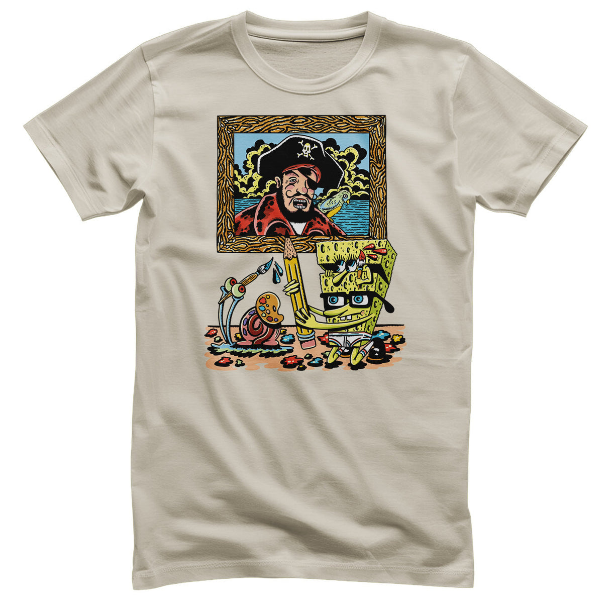 SpongeBob SquarePants - Patchy The Pirate Mens T-Shirt
