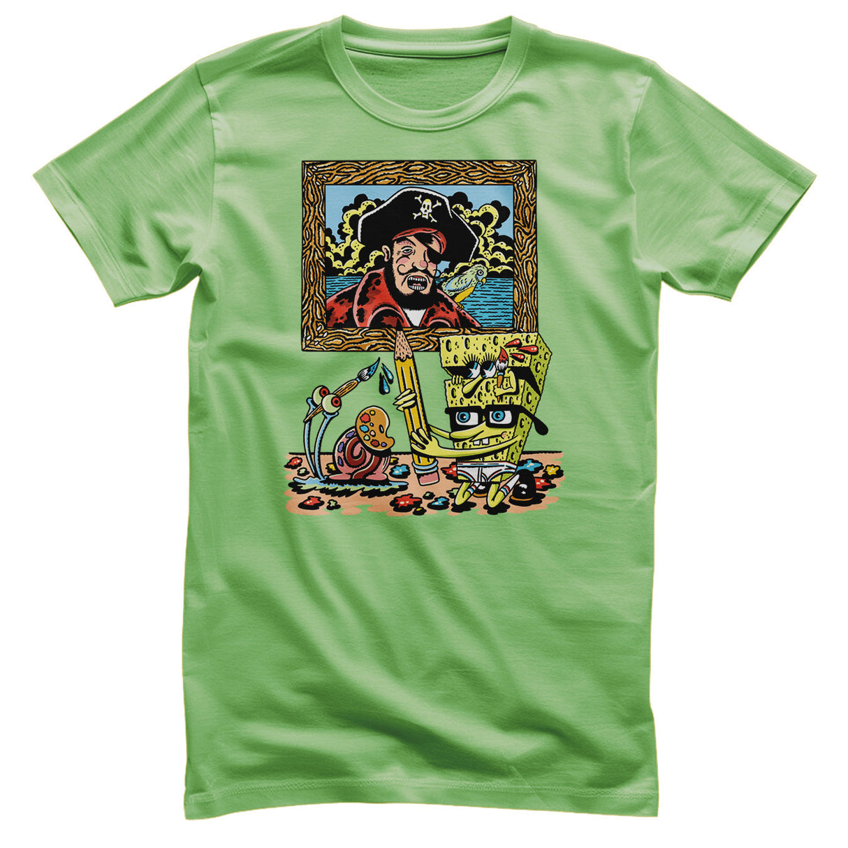 SpongeBob SquarePants - Patchy The Pirate Mens T-Shirt