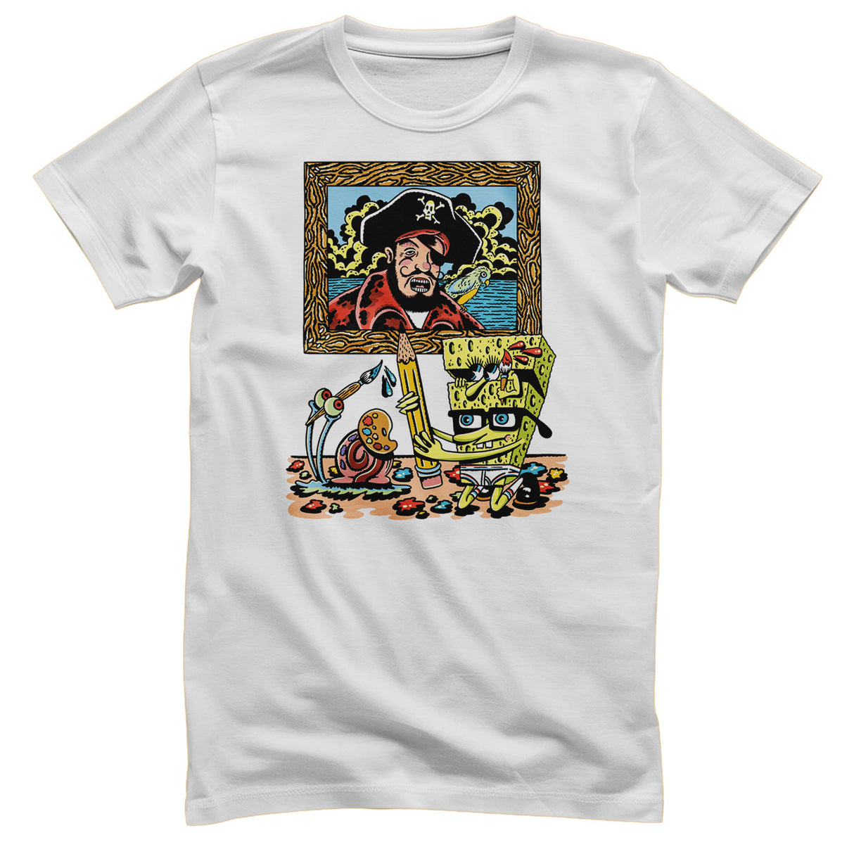 SpongeBob SquarePants - Patchy The Pirate Mens T-Shirt