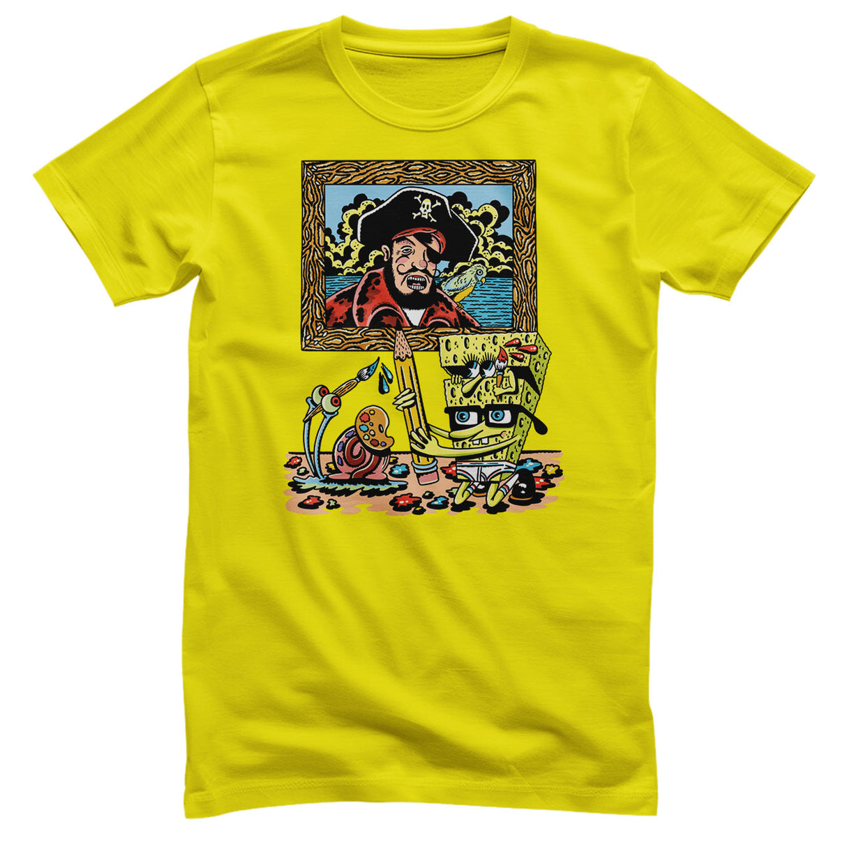 SpongeBob SquarePants - Patchy The Pirate Mens T-Shirt
