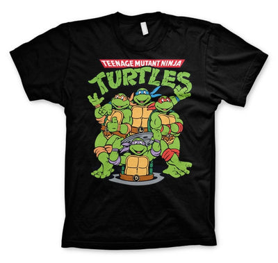 Teenage Mutant Ninja Turtles - Group Mens T-Shirt