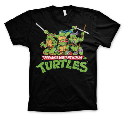 Teenage Mutant Ninja Turtles - Distressed Group Mens T-Shirt