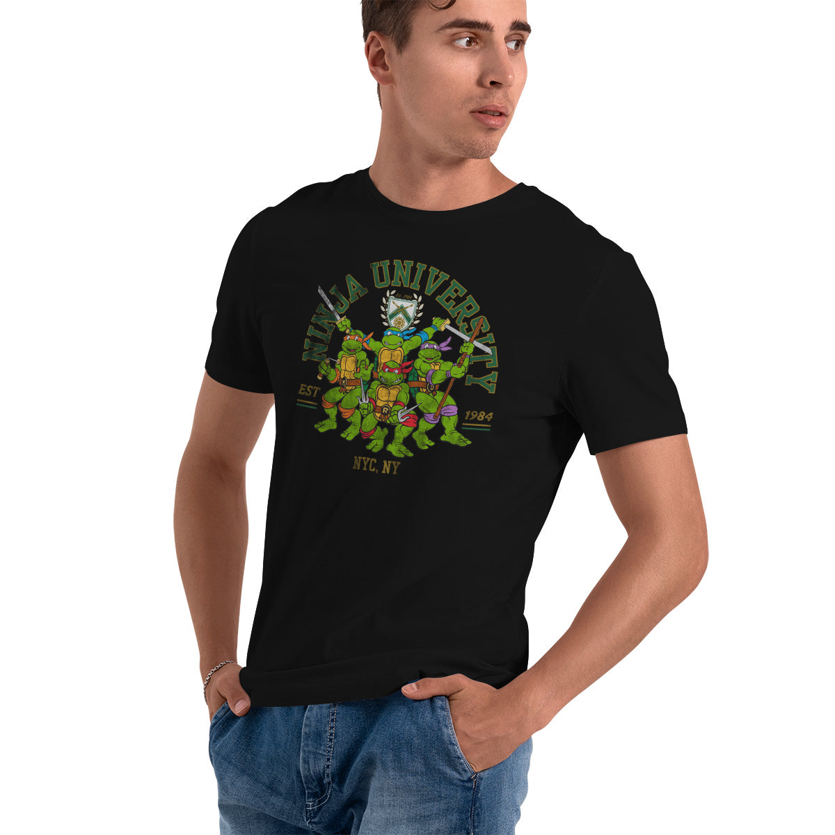 Teenage Mutant Ninja Turtles - Ninja University Mens T-Shirt