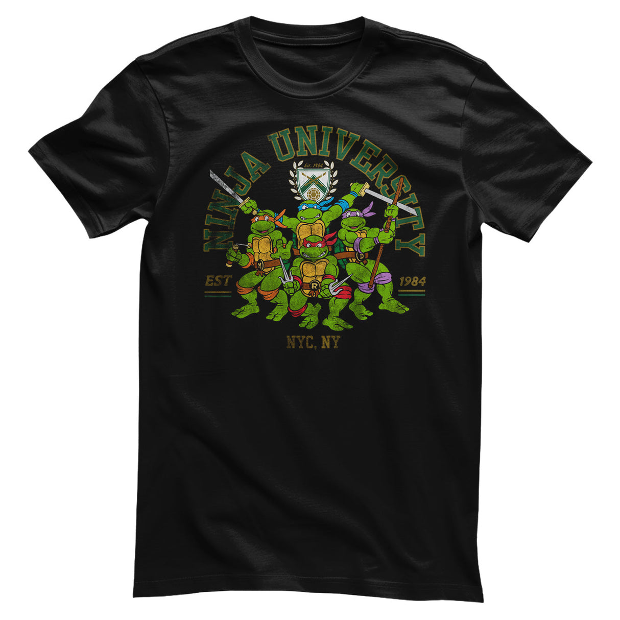 Teenage Mutant Ninja Turtles - Ninja University Mens T-Shirt