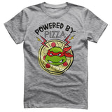 Teenage Mutant Ninja Turtles - Powered By Pizza Mens T-Shirt