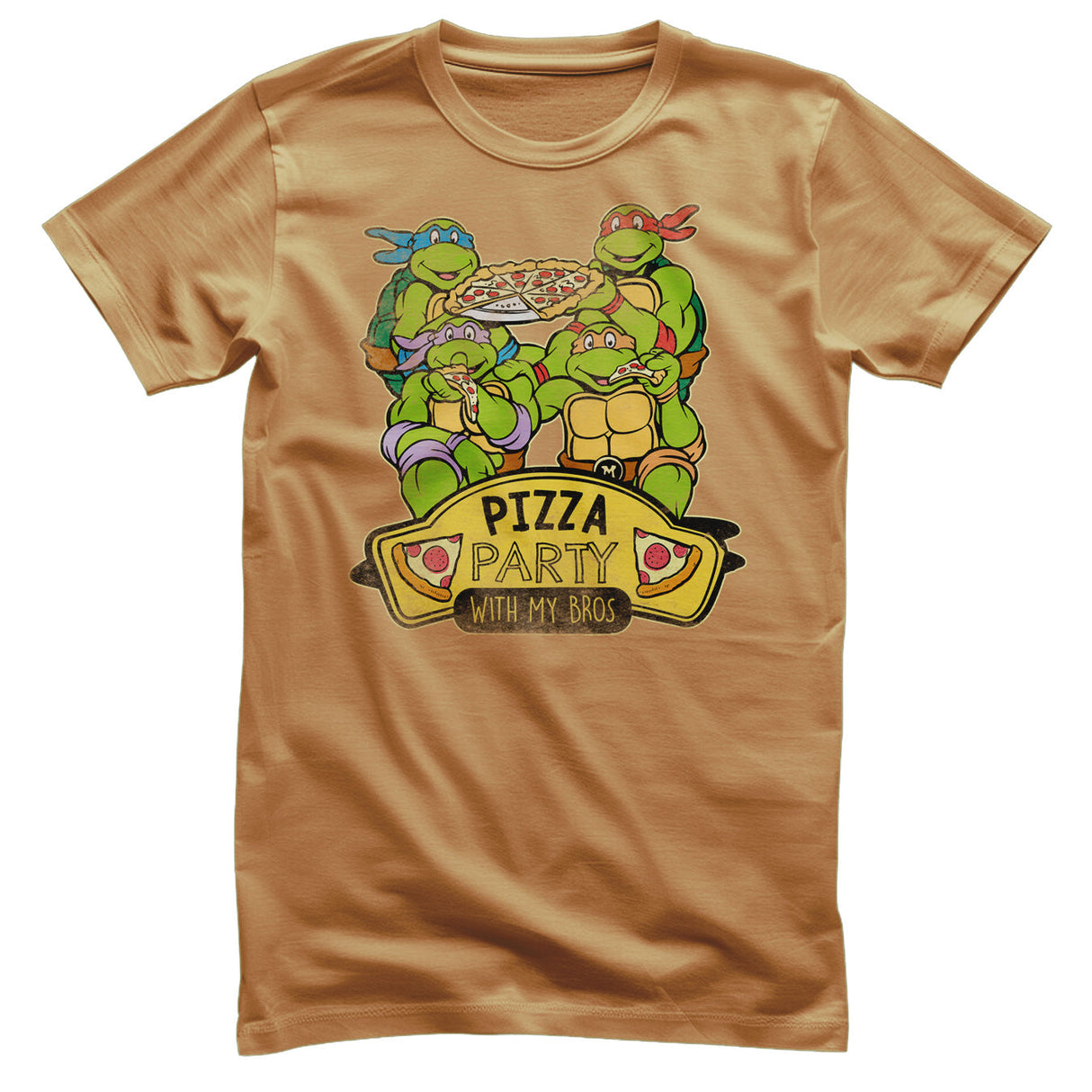 Teenage Mutant Ninja Turtles - Pizza Party With My Bros Mens T-Shirt