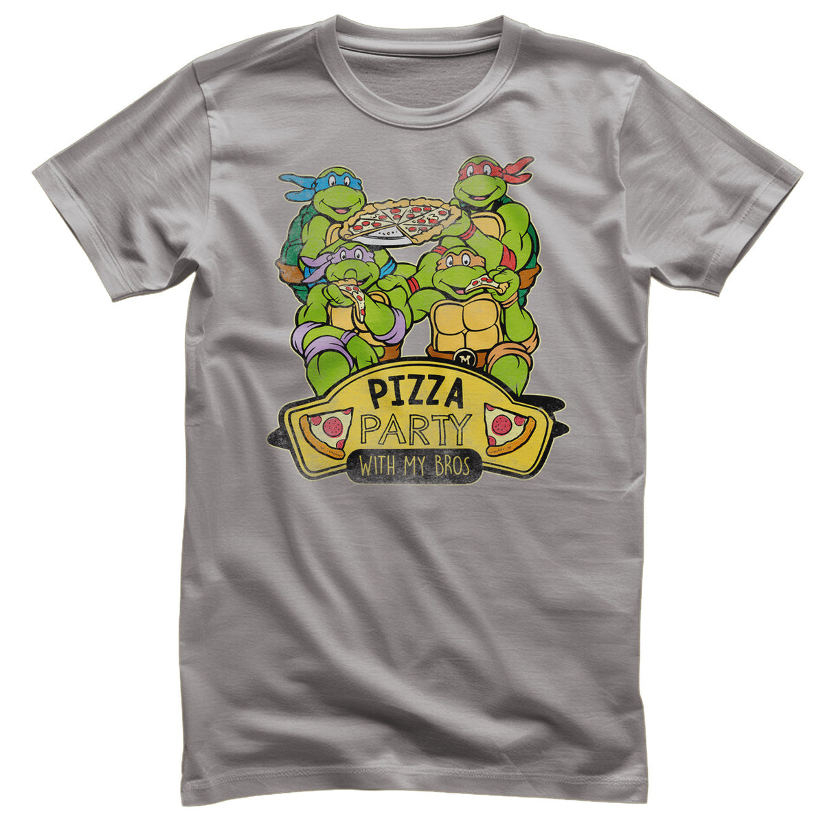 Teenage Mutant Ninja Turtles - Pizza Party With My Bros Mens T-Shirt
