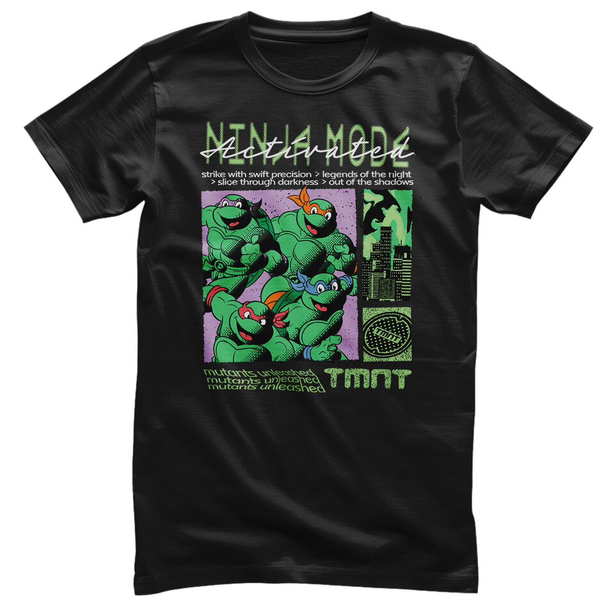 Teenage Mutant Ninja Turtles - Ninja Mode Activated Mens T-Shirt