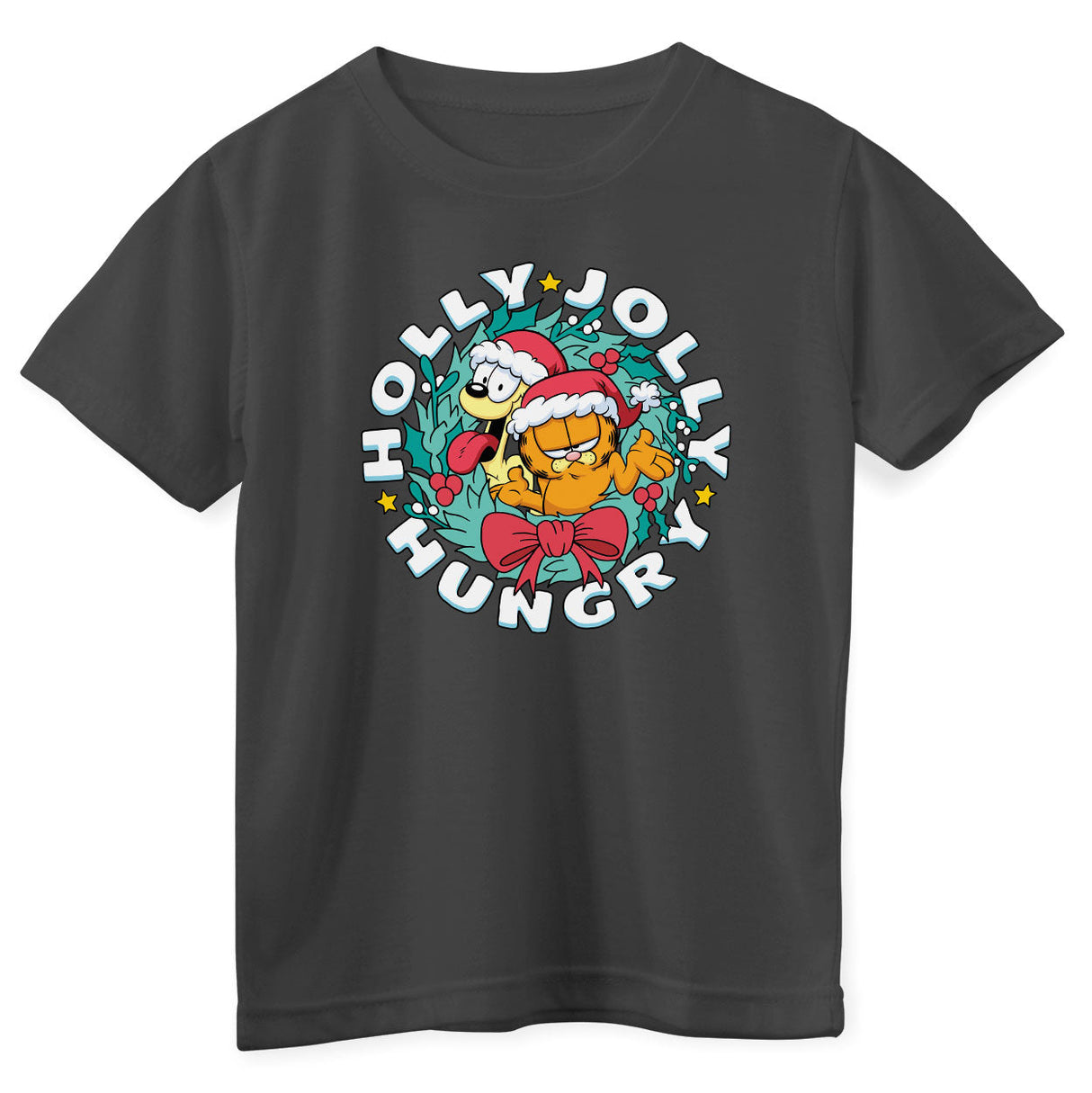 Garfield - Holly Jolly Hungry Kids T-Shirt