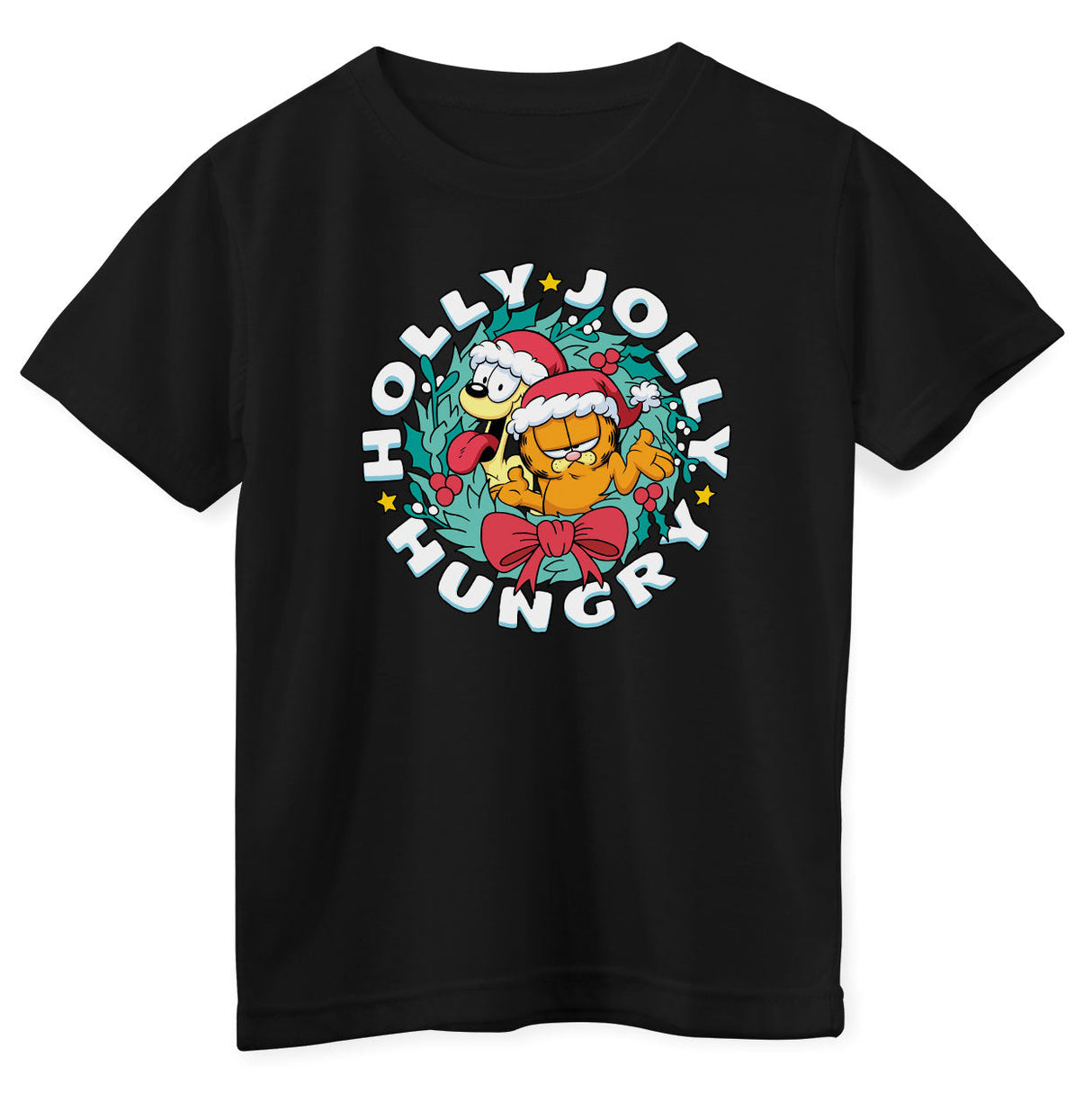Garfield - Holly Jolly Hungry Kids T-Shirt