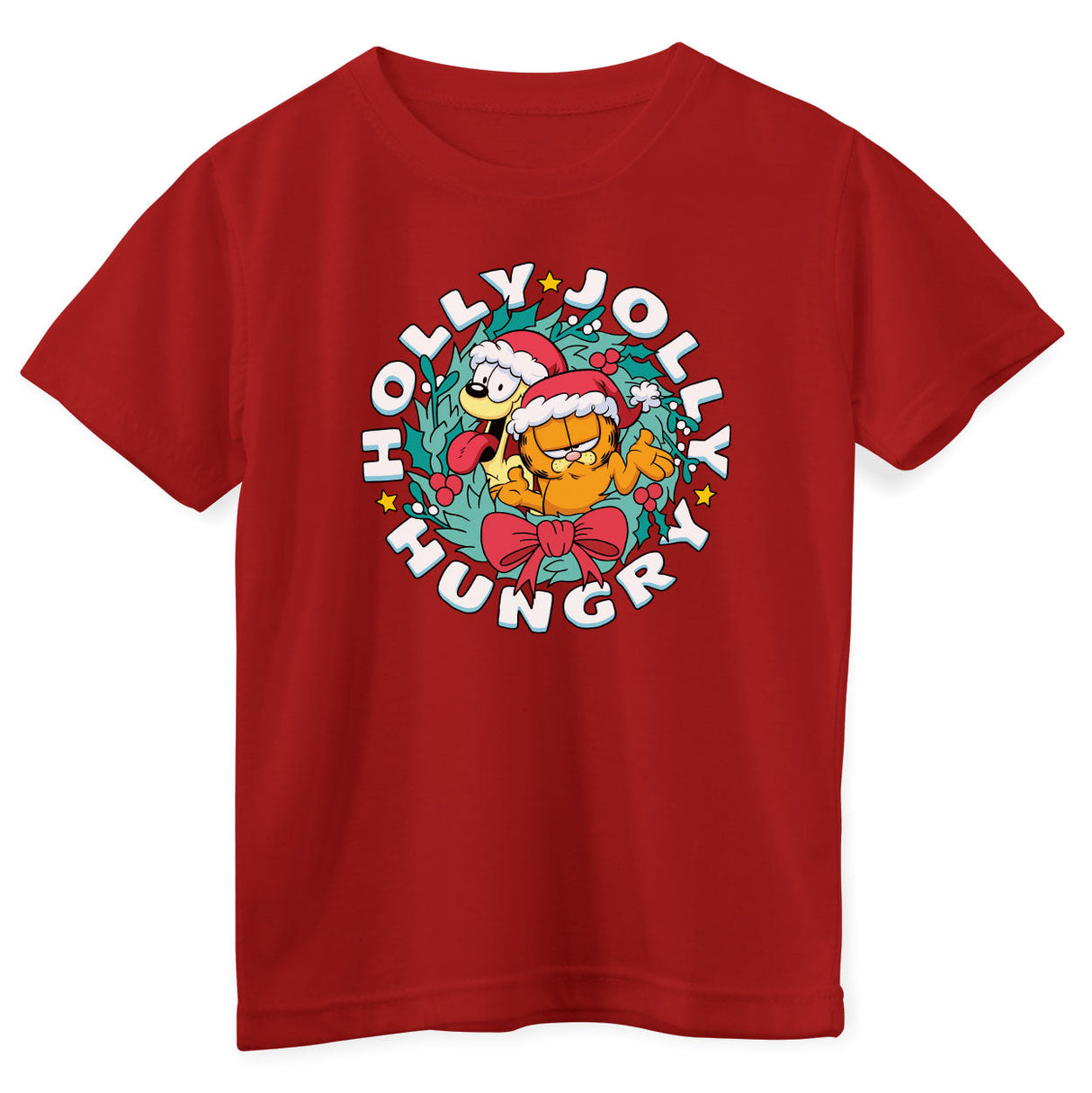 Garfield - Holly Jolly Hungry Kids T-Shirt