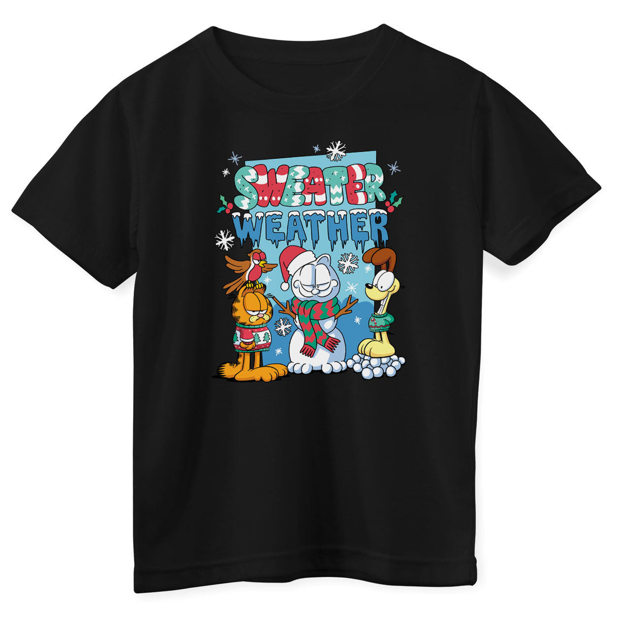 Garfield - Sweater Weather Kids T-Shirt