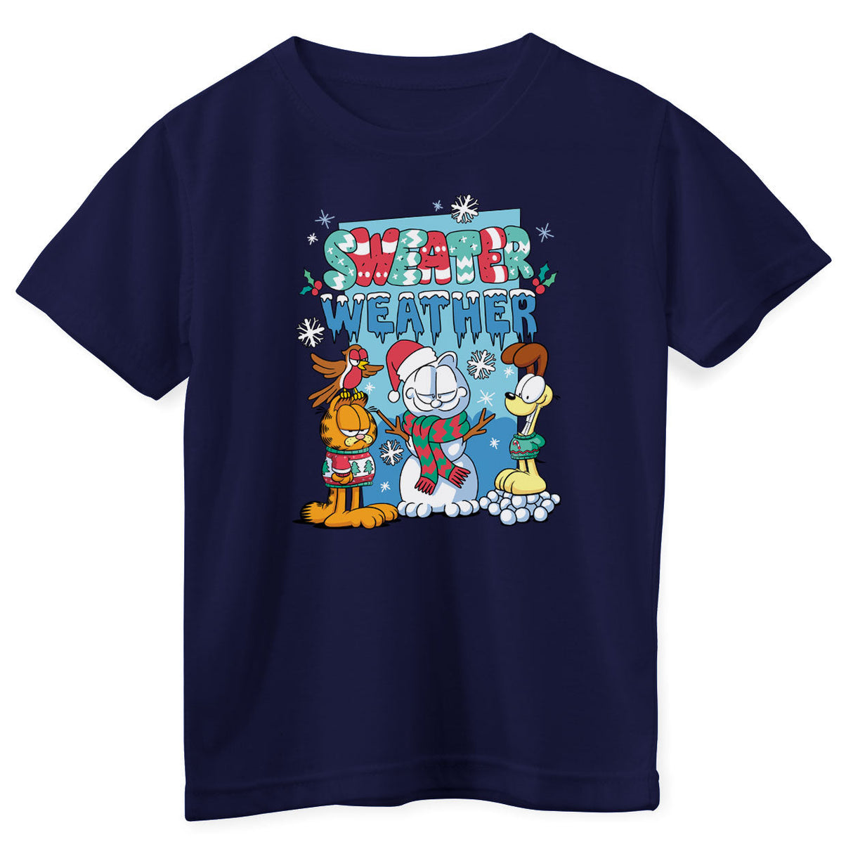 Garfield - Sweater Weather Kids T-Shirt