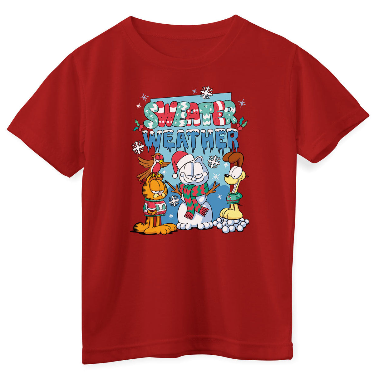 Garfield - Sweater Weather Kids T-Shirt