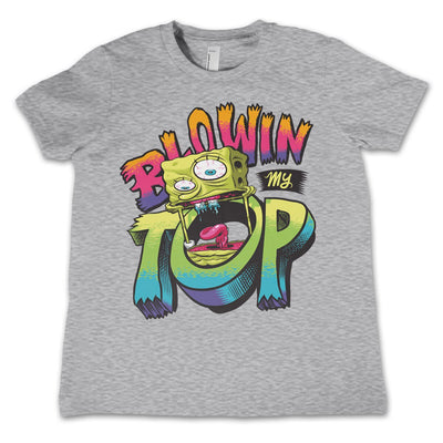 SpongeBob SquarePants - SpongeBob Blowin My Top Kids T-Shirt