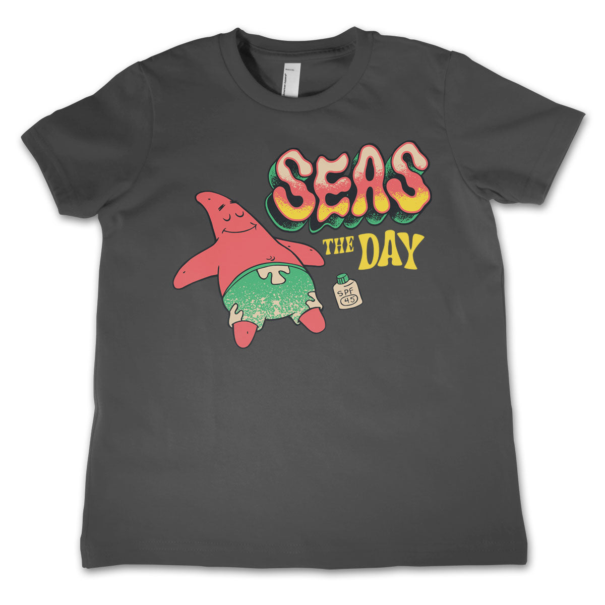 SpongeBob SquarePants - Patrick Seas The Day Kids T-Shirt