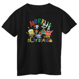 Garfield - SpongeBob - Merry Christmas Kids T-Shirt