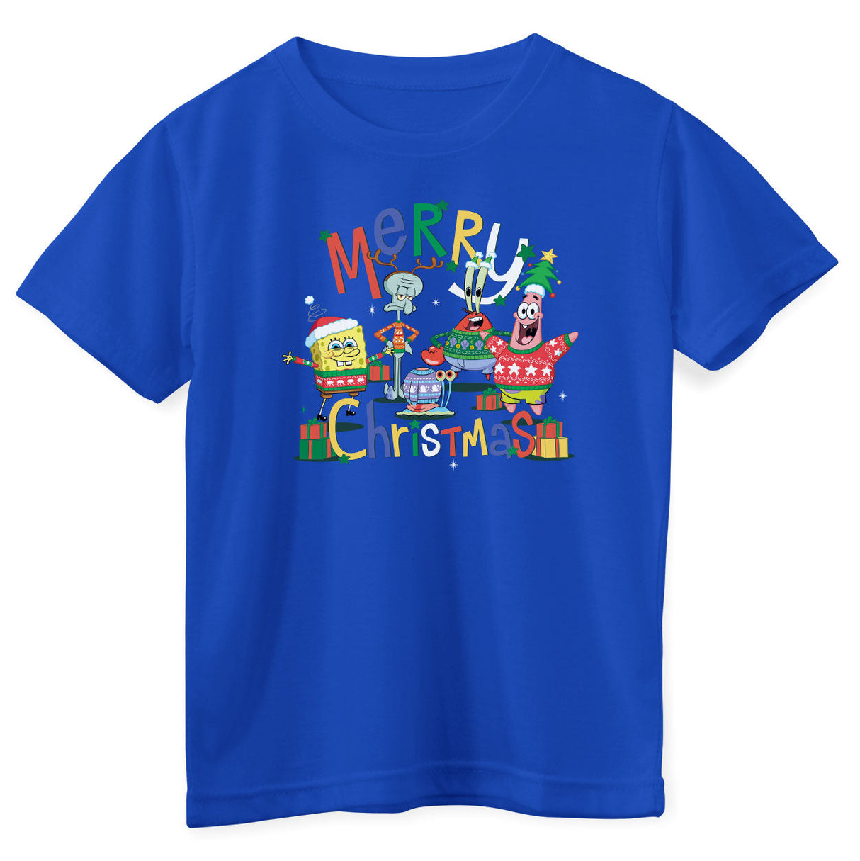 Garfield - SpongeBob - Merry Christmas Kids T-Shirt