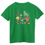 Garfield - SpongeBob - Merry Christmas Kids T-Shirt