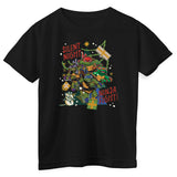 Teenage Mutant Ninja Turtles - Silent Night - Ninja Fight Kids T-Shirt