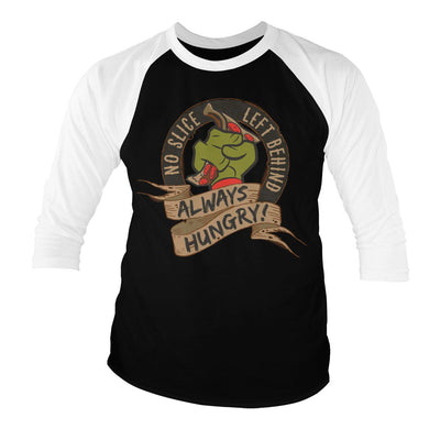 Teenage Mutant Ninja Turtles - No Slice Left Behind Baseball Long Sleeve T-Shirt