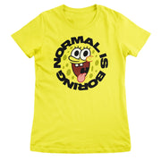 SpongeBob SquarePants - Normal Is Boring Women T-Shirt