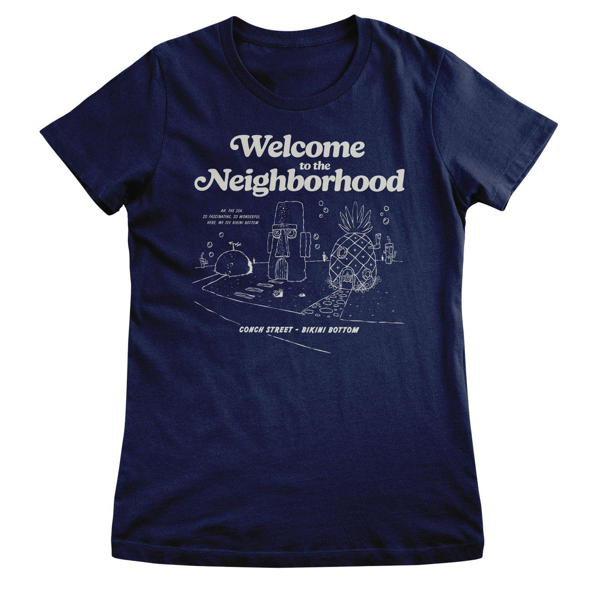 SpongeBob SquarePants - Bikini Bottom - Welcome To The Neighborhood Women T-Shirt