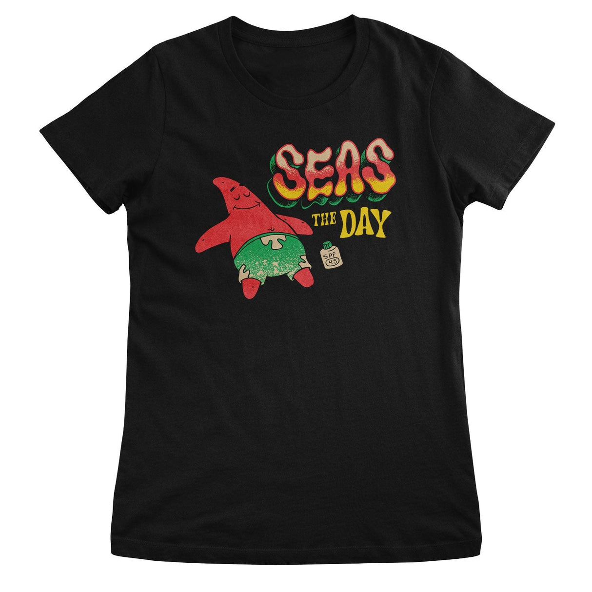SpongeBob SquarePants - Patrick Seas The Day Women T-Shirt
