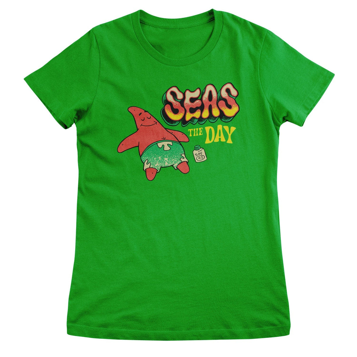 SpongeBob SquarePants - Patrick Seas The Day Women T-Shirt