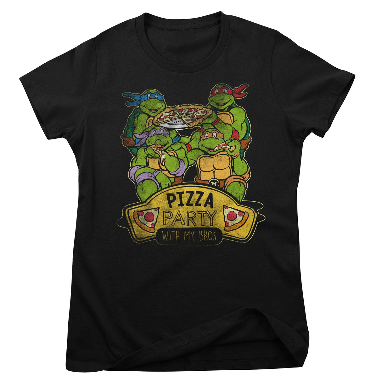 Teenage Mutant Ninja Turtles - Pizza Party With My Bros Women T-Shirt