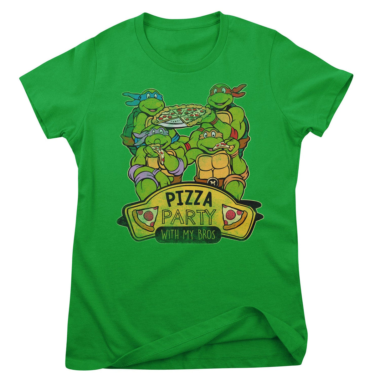 Teenage Mutant Ninja Turtles - Pizza Party With My Bros Women T-Shirt