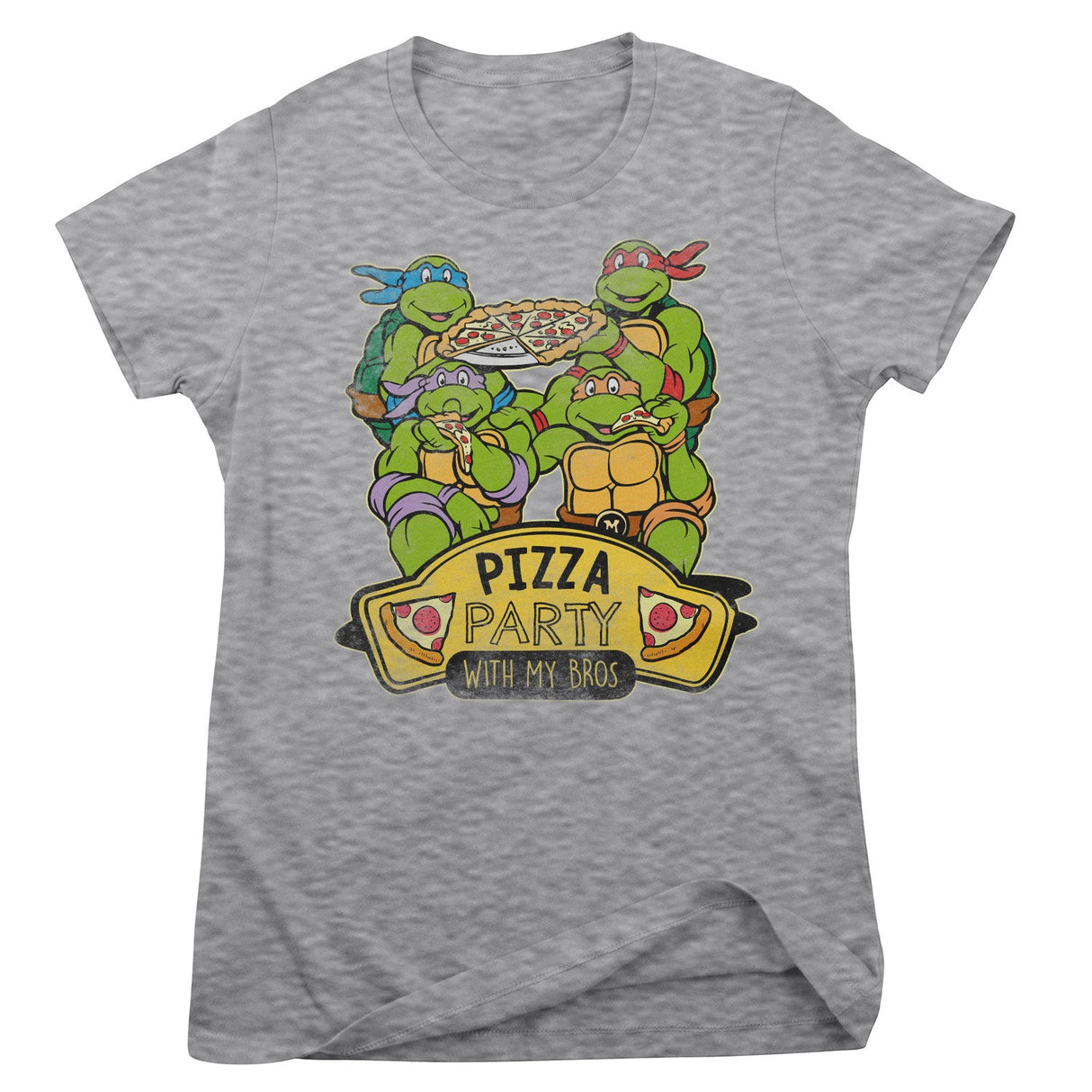 Teenage Mutant Ninja Turtles - Pizza Party With My Bros Women T-Shirt