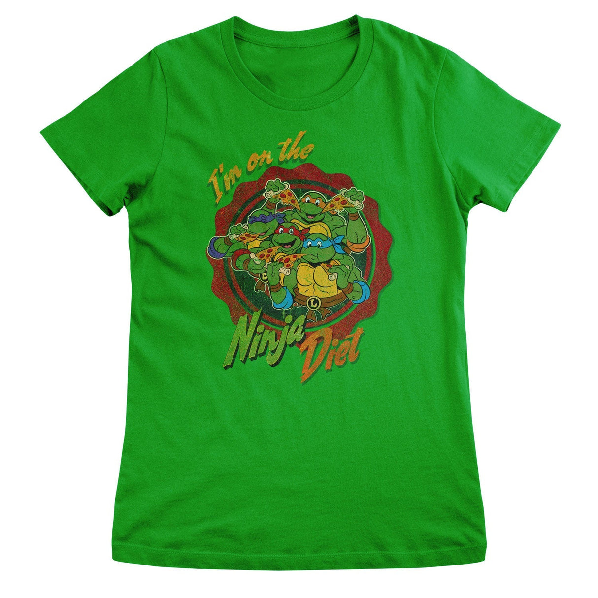 Teenage Mutant Ninja Turtles - On The Pizza Diet Women T-Shirt