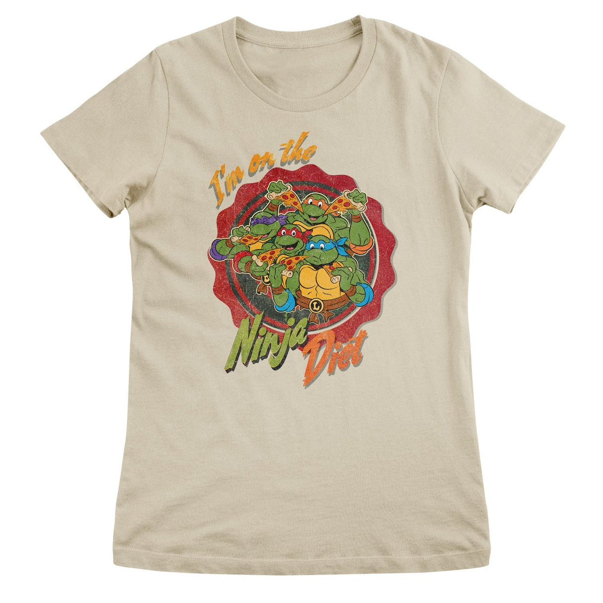 Teenage Mutant Ninja Turtles - On The Pizza Diet Women T-Shirt