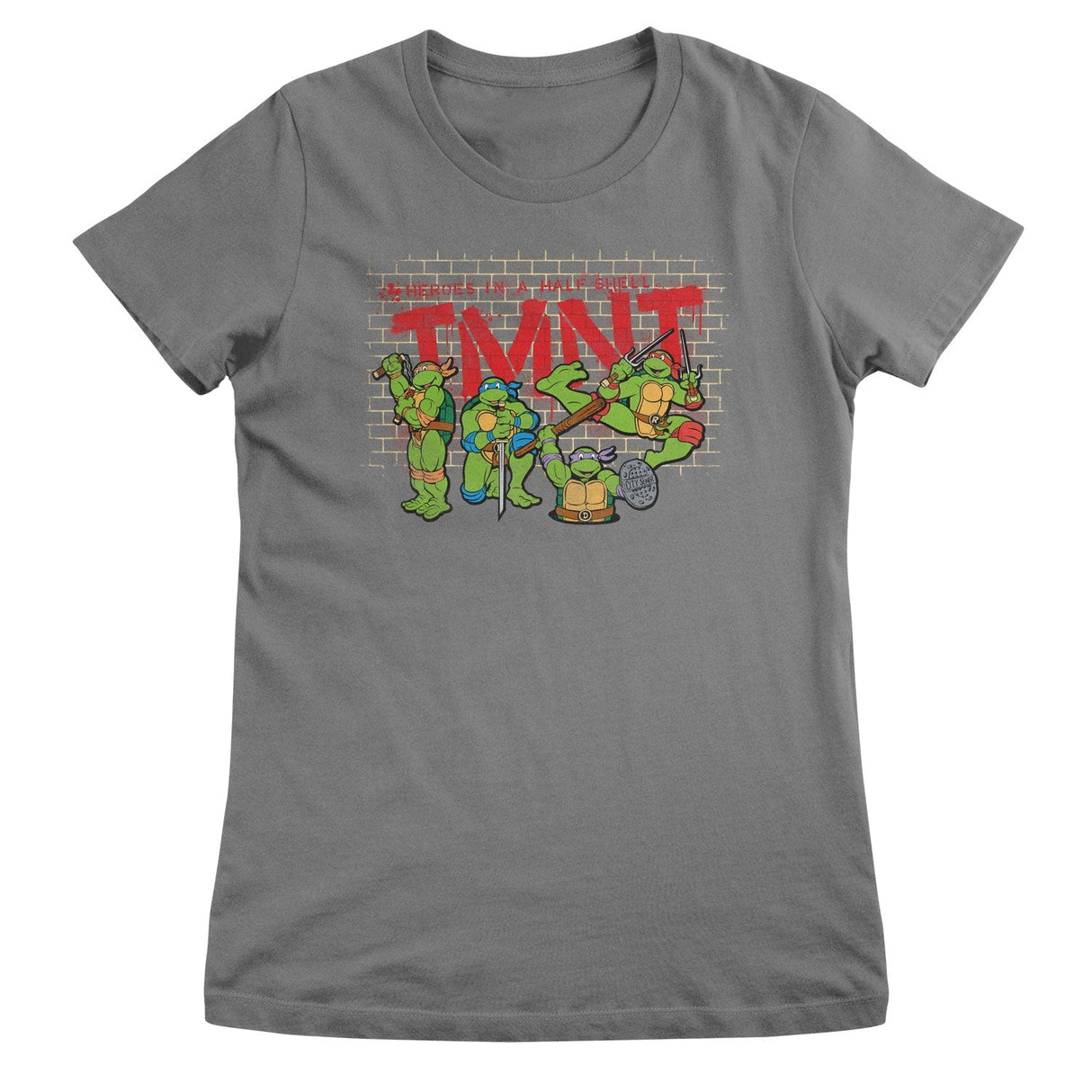 Teenage Mutant Ninja Turtles - TMNT - Graffiti Wall Heroes Women T-Shirt