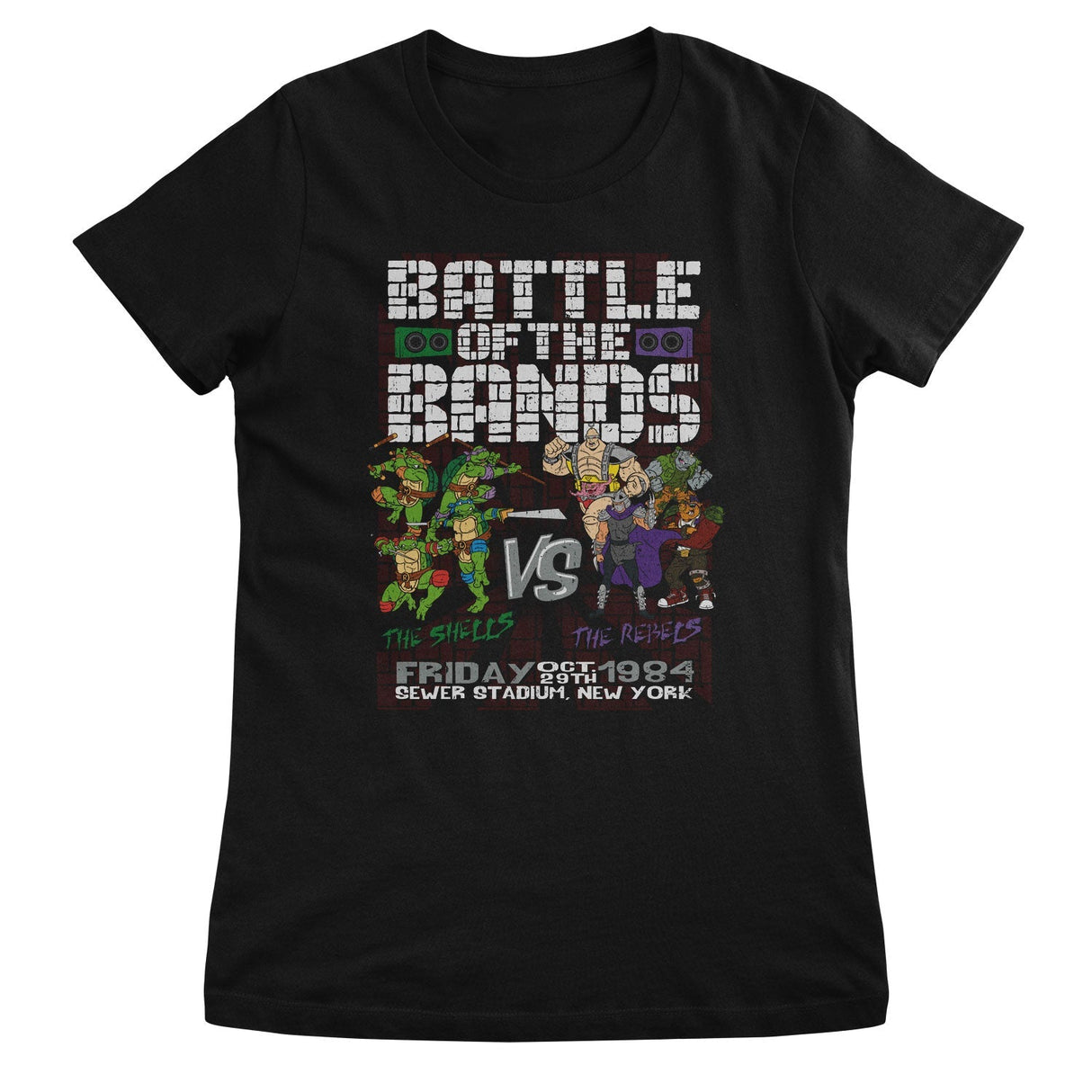 Teenage Mutant Ninja Turtles - Battle Of The Bands Women T-Shirt
