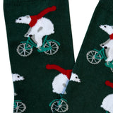 Nutees - Bear On Bicycle Socks