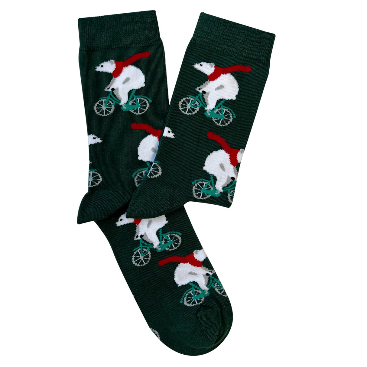 Nutees - Bear On Bicycle Socks