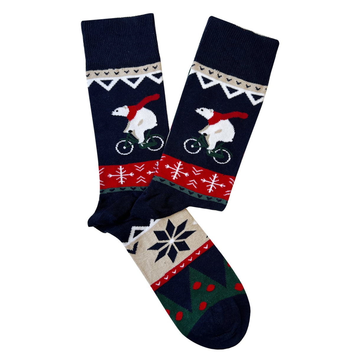 Nutees - Bear On Bicycle Socks