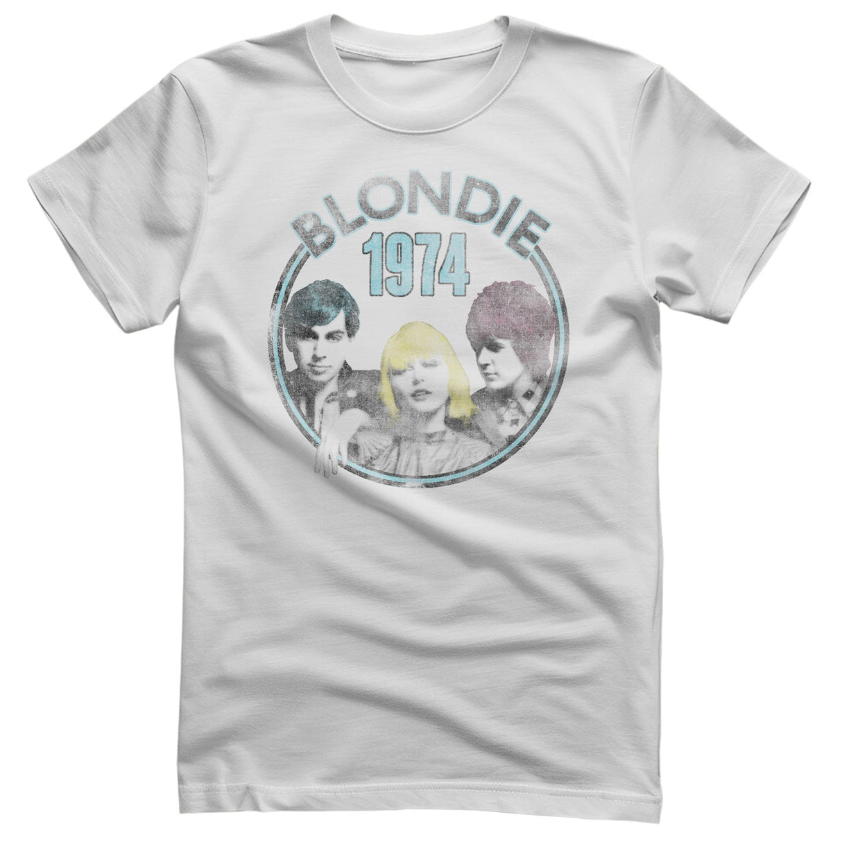 Blondie - Circular 1974 Mens T-Shirt