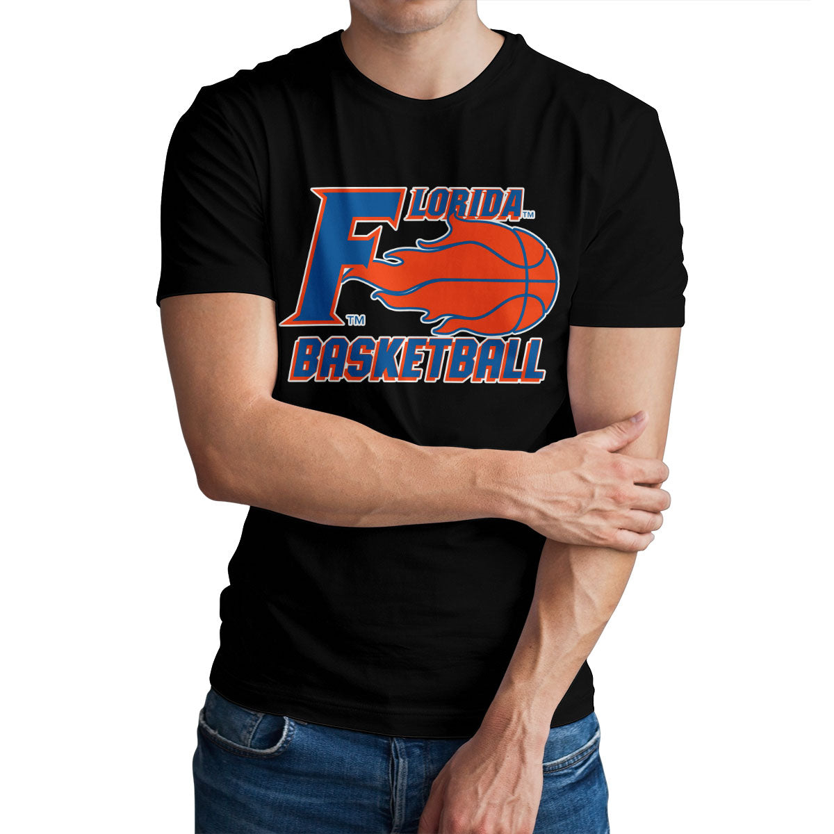 University of Florida - Florida Basketball Flame Mens T-Shirt