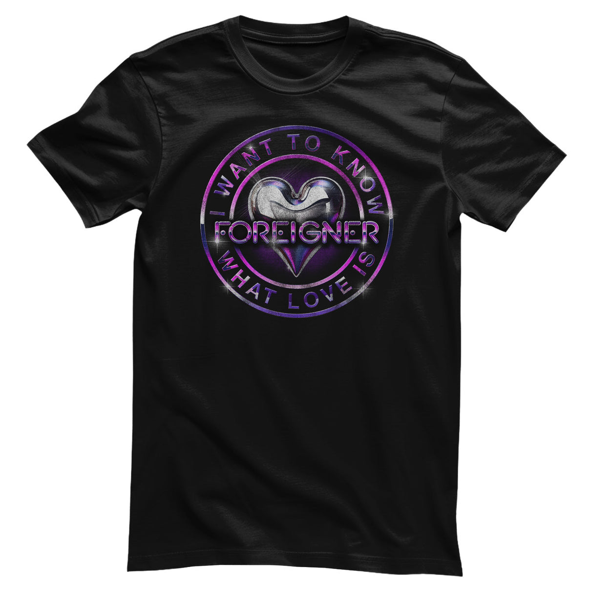 Foreigner - I Want To Know What Love Is Mens T-Shirt