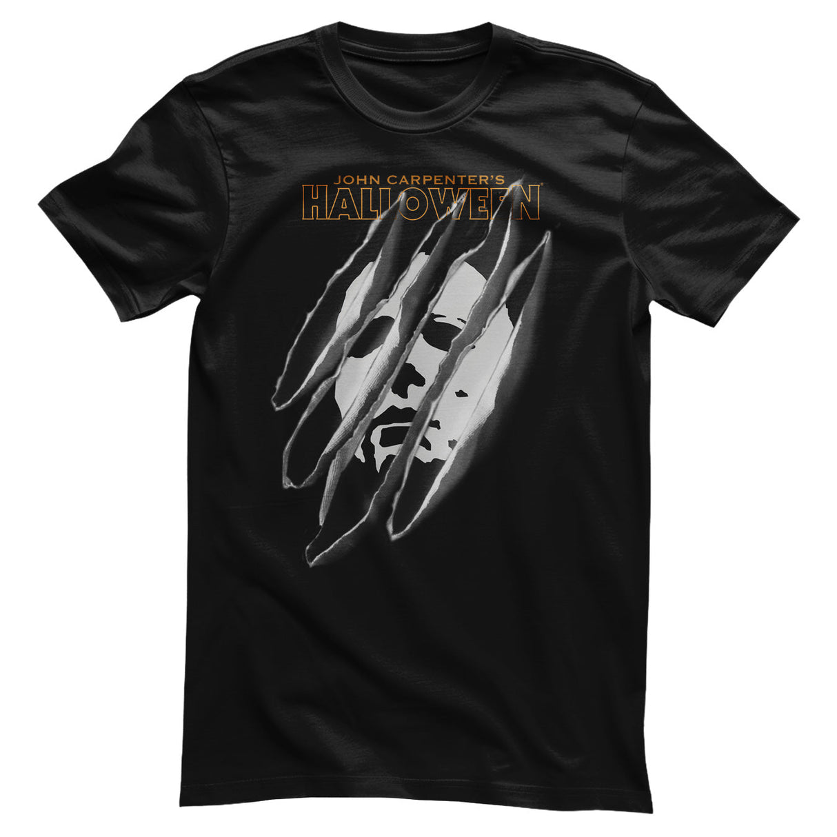 Halloween - Michael Myers Slashed Mask Mens T-Shirt