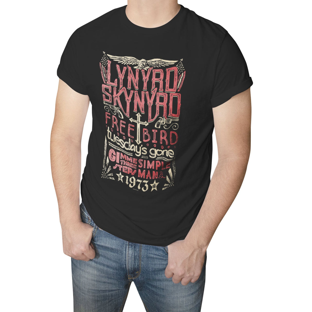 Lynyrd Skynyrd - Free Bird Mens T-Shirt