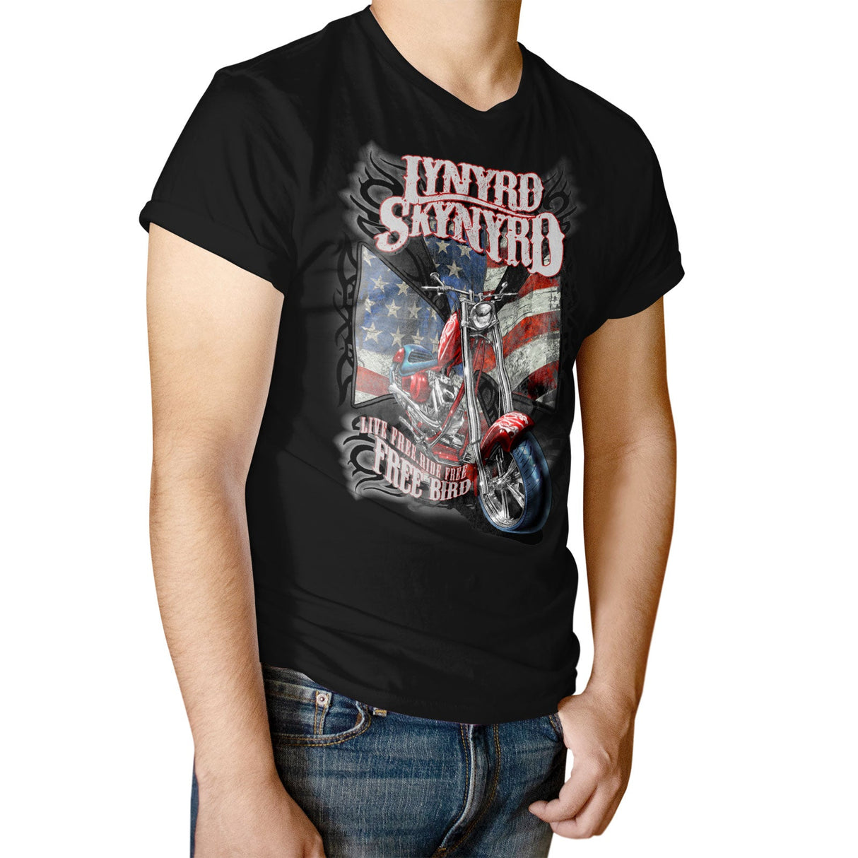Lynyrd Skynyrd - Live Free Mens T-Shirt