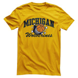 Michigan University - Michigan Wolverines Basketball Mens T-Shirt