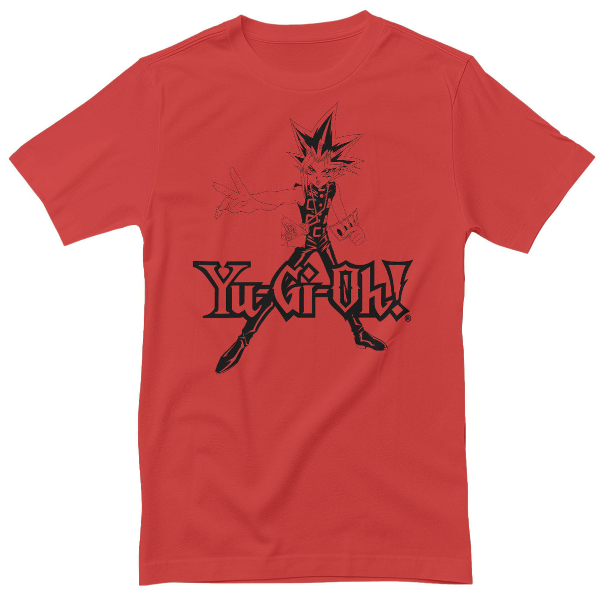 Yu-Gi-Oh! - Red Outlines Mens T-Shirt